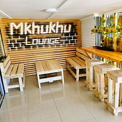 Outside dining area